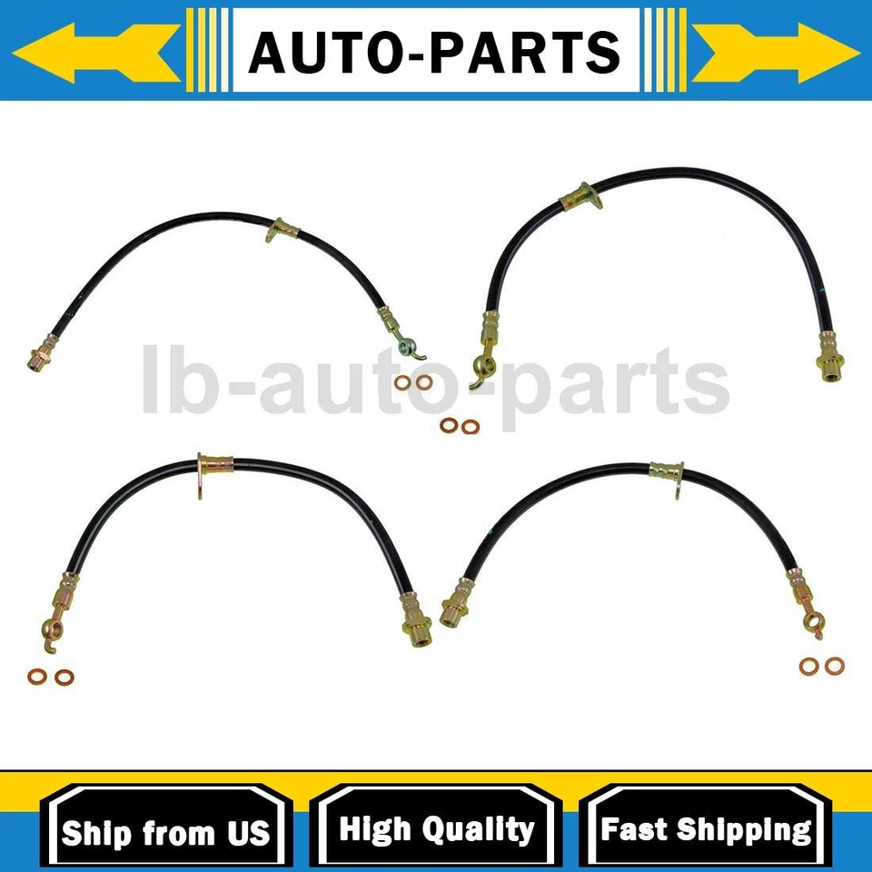 Manguera hidráulica de freno de primera parada delantera trasera para Toyota Avalon 3,5 L 2005-2012 4x Foto 1 de 4