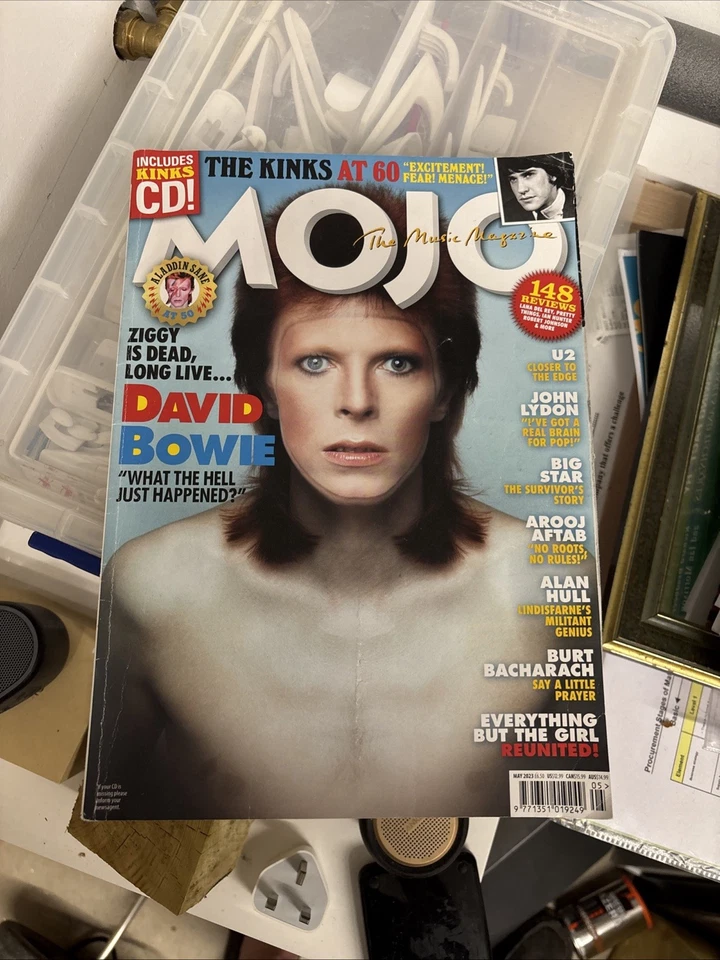 MOJO Magazine May 2023 DAVID BOWIE Ziggy Is Dead, Long Live The KINKS Wilco U2 - Image 1 of 1