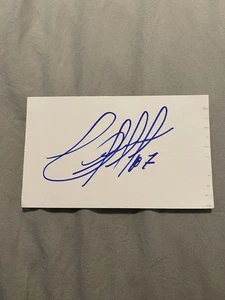 Ezequiel Carrera Toronto Blue Jays Baseball Signed Index Card MLB - Picture 1 of 1