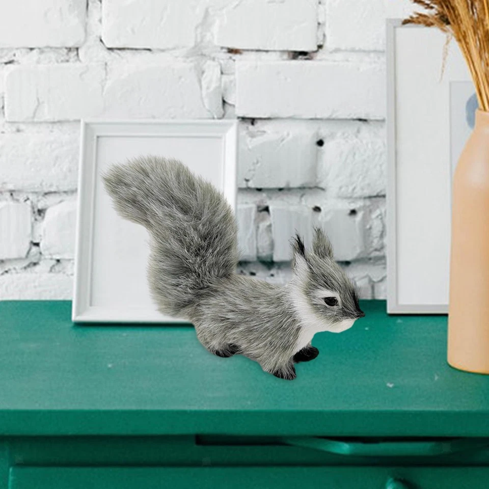 Ardilla Adorno Ardilla Estatuilla Mesa Decoración Fiesta Foto 1 de 1