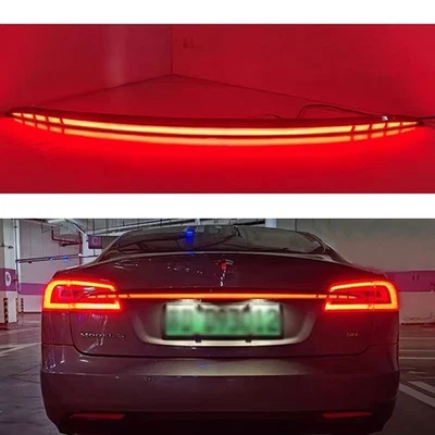 Black Rear Door LED Trunk Tail Light Lamp Fit For Tesla Model S 2015-2023 - Image 1 of 4
