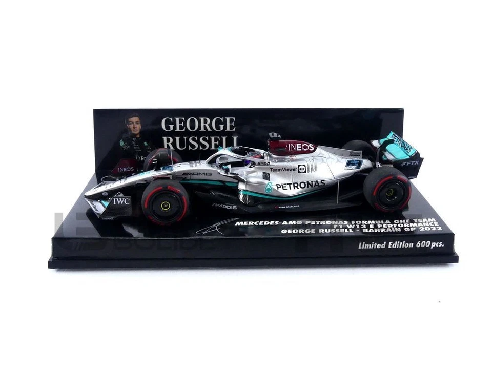 MINICHAMPS 1/43 - MERCEDES-AMG W13 E PERFORMANCE - GP BAHREIN 2022 (G. RUSSELL) - Photo 1/1