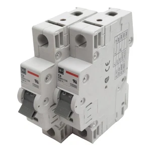 2 Stück Cutler-Hammer WMS1C06 Leitungsschutzschalter, 1-polig, 6A 240/415VAC, Hutschiene - Bild 1 von 8