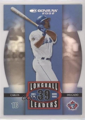 Donruss Longball Leaders 2002 suma de temporada troquelada/39 Carlos Delgado #LL-14 Foto 1 de 2