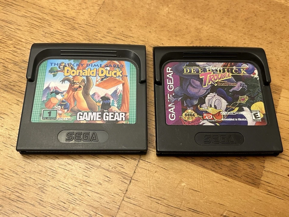 Lucky Dime Caper protagonizada por Donald Duck & Deep Duck Trouble Sega Game Gear probado Foto 1 de 1