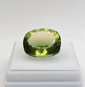 Amazing Bi-Colour Tourmaline Cushion Cut 11+Ct Natural Certified Loose Gemstone - Picture 1 of 7