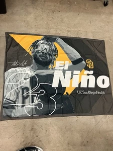 San Diego Padres Fernando Tatis Jr. El Nino Blanket Petco Park Stadium SGA New - Picture 1 of 3