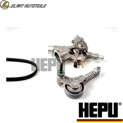 POMPE A EAU + KIT COURROIE TRAPÉZOÏDALE À NERVURES PK03341 POUR OPEL CORSA/D/Hatchback/Van 1.2L - Photo 1/4