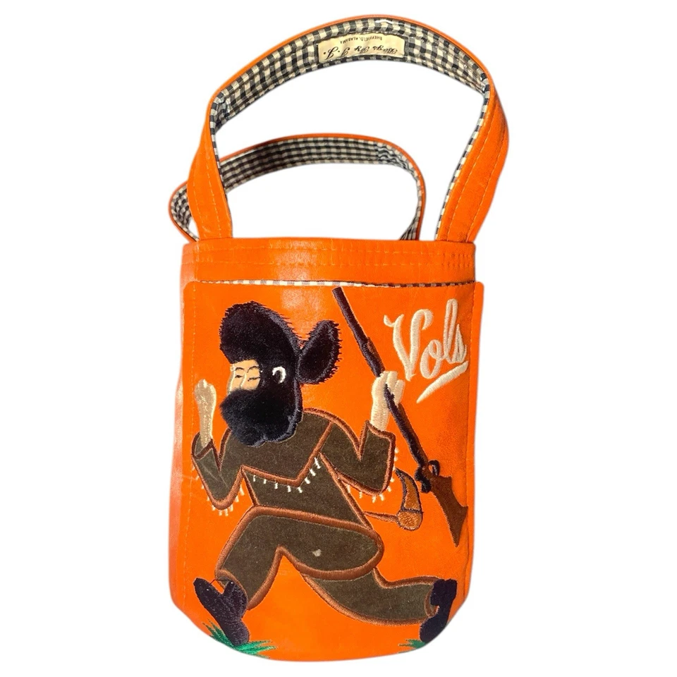 Vintage Rare Purse Tennesee Vols Embroidered Vinyl Tote Bucket Purse 1/1 - Image 1 of 4