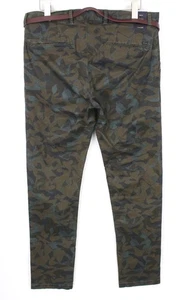SCOTCH & SODA Stuart Chino W33/L32 grün Herren Slim Camo Dyed Hose * - Bild 1 von 7