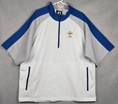 FootJoy Dryjoys Kiawah The Ocean Course Golf Pullover Half Zip Mens XL *read* - Image 1 of 4