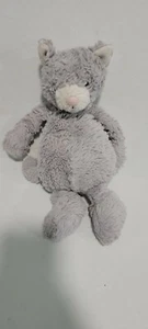 Jellycat Gray Bashful Cat 11” Kitten Kitty Grey Stuffed Animal Plush (H10) - Picture 1 of 5