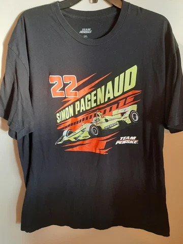 SIMON PAGENAUD MENARDS TEAM PENSKE #22 CHEVROLET INDY T-SHIRT MENS 2XL--NWOT Cover