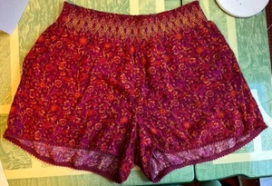 NWT Matilda Jane Clothing Shorts Hawaiian Lei Enchanted Garden XL Women's - Picture 1 of 6