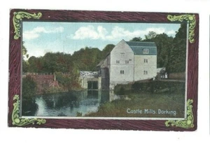 Postal Dorking Castle Mills Reigate Cobham Leatherhead Siddington Crewe Cancelar - Imagen 1 de 1
