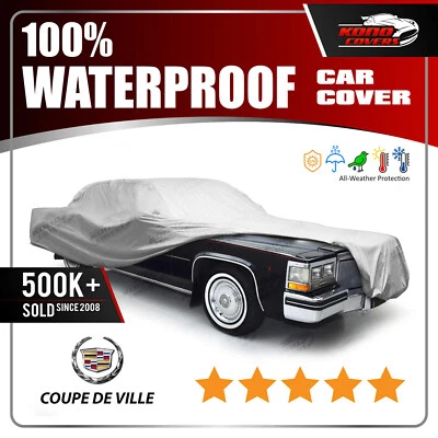 Cadillac Coupe DeVille 1977-1984 CAR COVER - 100% Waterproof 100% Breathable - Image 1 of 4