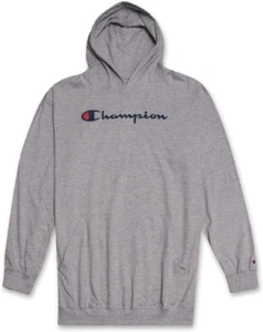 Champion Herren Pullover Grafik Hoodie Gr. 2XL Big & Tall grau leicht LS Neu mit Etikett - Bild 1 von 9