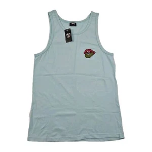 Stüssy Satisfaction Embroidered Tank Light Blue Small - Picture 1 of 4