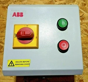 ABB DOL Starter, with Isolator, 7.5KW 400V, Steel, 184EXE2DI-0L - Picture 1 of 11