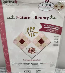 HTF!!! NEW Joann Quilt Block of the Month NATURES BOUNTY Block 11 - Picture 1 of 2