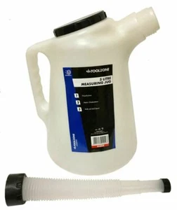5L Graduated Pourer 5 Litre Fuel Jerry Can Container Measuring Jug AU008 - Picture 1 of 4