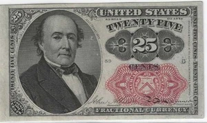 5th Issue Fractional Currency 25c .... Very Choice Crisp Uncirculated - Picture 1 of 2