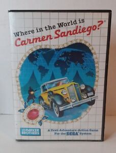 Where in the World is Carmen Sandiego? Sega Master System Authentic Complete