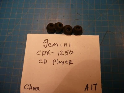 Gemini CDX-1250 MP3 CD Player Replacement Parts Full Set Legs Feet Foot - Image 1 of 3