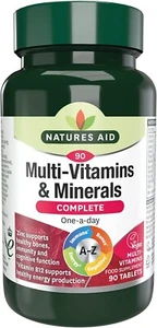 Multivitamins & Minerals x 90 Tablets Energy Cognitive Function Memory & Immune - Picture 1 of 6