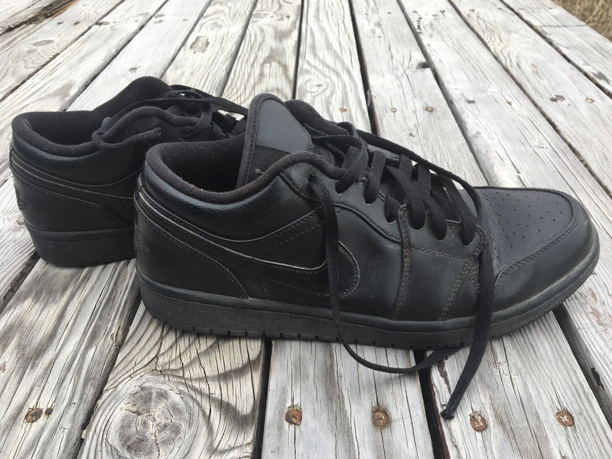 Jordan 1 Low Triple Black for Sale | Authenticity Guaranteed | eBay