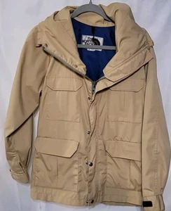 Vintage The North Face Mountain Parka/Rain Coat - Tan - Jacket Size XS - Picture 1 of 7