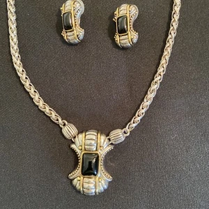 Necklace And Earrings Set New - Picture 1 of 6
