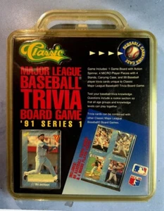 1991 CLASSIC MAJOR LEAGUE BASEBALL TRIVIA BOARD GAME (SEALED) Bo JACKSON * - Picture 1 of 3