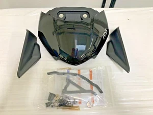 CUPOLINO NERO LUCIDO ORIGINALE TRIUMPH A9701522-PM FLYSCREEN KIT SPEED TRIPLE  - Foto 1 di 6