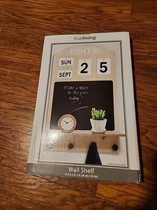 True living wall shelf  Calendar set 13.4” X 21.2” Open Box Never Used - Picture 1 of 2