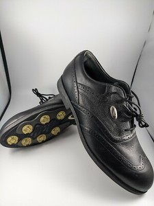 RARE VTG 2000 NIKE AIR Gore-Tex Men Golf Shoes SZ 9 Black Kempshall Last Cleats