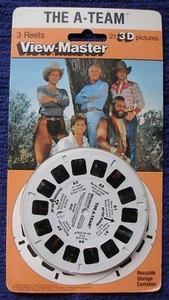 1983 Vintage VIEW-MASTER The A-Team 3D Reels MOC, Sealed - Bild 1 von 3