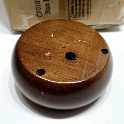 Pack de 4 pies de moño Crosley Hedon caoba CF0101-MA Foto 1 de 2