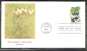 US SC # 2682 Wildflowers - Dutchmans's Breeches - FDC. Fleetwood Cachet . - Picture 1 of 1