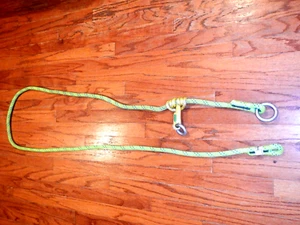 Rope Logic 36412 5/8"x10' Ahorrador de fricción ajustable/Ahorrador de árboles verde/amarillo - Imagen 1 de 12