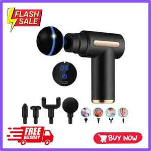 Mini Fascia Gun Wireless Massage Gun Muscle Relaxation Massage Equipment Neck Me - Picture 1 of 9