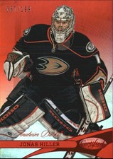 2012-13 Certified Mirror Red #1 Jonas Hiller/199