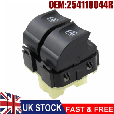 For Renault Trafic 2014-2019 Front Right Window Main Control Switch 254118044R - Image 1 of 4