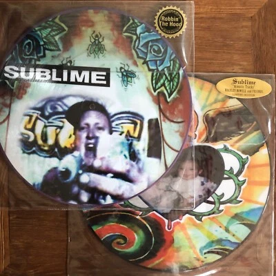 [Rare MINT US ORG Picture Disc Vinyl Lot] Sublime – Robbin' The Hood & Acoustic - Image 1 of 4