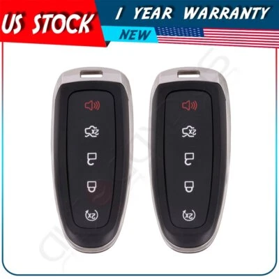 2 Llavero de coche remoto para Ford Taurus Escape 2013 2014 2015 2016 2017 2018 2019 Foto 1 de 4