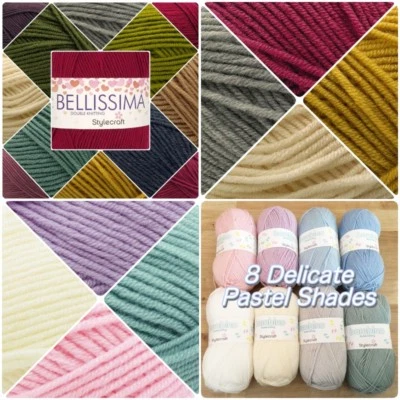 Stylecraft BAMBINO & BELLISSIMA DK Double Knitting Yarn 100g