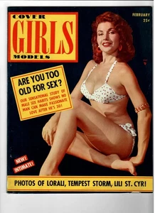 COVER GIRLS MODELS Men's Cheesecake Magazine Feb. 1954 Figure Models, Sharp - Bild 1 von 3