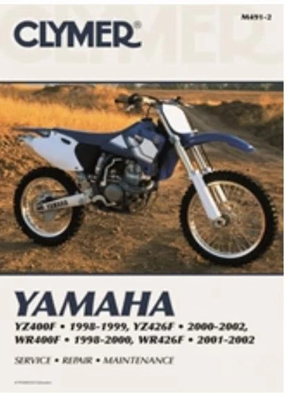 Clymer Repair Manuals YAMAHA WR400F 1998-2000,WR426F 2001-2002,YZ400F CM4912 - Image 1 of 4