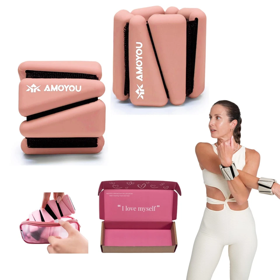 Весы на запястье и лодыжку для женщин — 2 фунта веса на лодыжку (комплект из 2, 1 фунта каждый) |... - Изображение 1 из 4