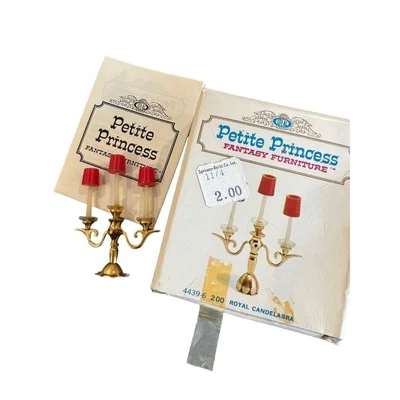 Винтажная мебель для кукольного домика Ideal Petite Princess королевский канделябр 4439-6 - Изображение 1 из 3